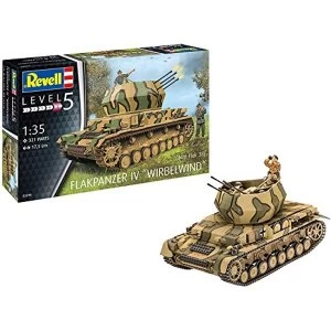 Image of Flakpanzer IV "Wirbelwind" (2cm Flak 38) Revell Model Kit