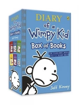 Image of Diary of a Wimpy Kid Box of Books books 1-6 by Jeff Kinney Book