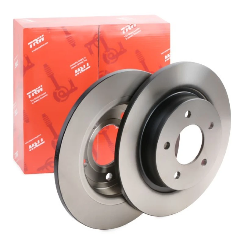 Image of TRW DF4420 Brake disc solid, Painted Brake Disc (82)