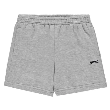 image of Slazenger Fleece Shorts Infant Boys - Grey Marl