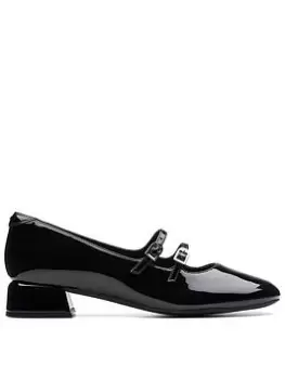 Image of Clarks Clarks Daiss30 Shine Shoes - Black Pat, Black, Size 3, Women