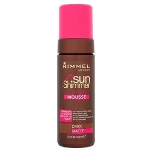 image of Rimmel London Sunshimmer Self Tan Mousse 150ml Dark Matte