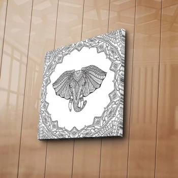 Image of BOYA-43 - No Pen Multicolor Paintable Decorative Canvas Painting