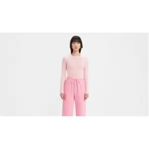 Image of Levis Long Sleeve Baby T Shirt - Pink