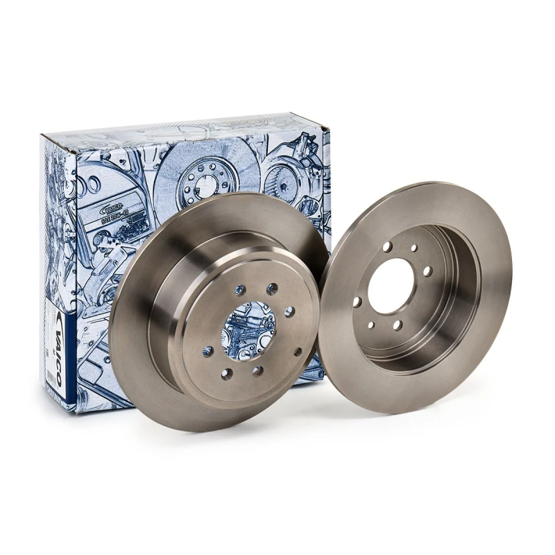 Image of VAICO V42-40011 Brake disc Rear Axle, solid, Original VAICO Quality Brake Disc (82)
