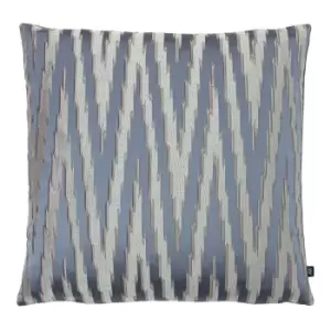 Image of Fenix Printed Cushion Sky/Steel