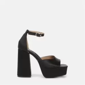 image of Missguided Extreme platform high heel Sandal - Black