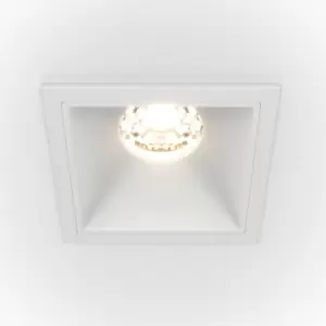 Maytoni Maytoni Alfa LED Square Dimmable Recessed Downlight White, 550lm, 4000K