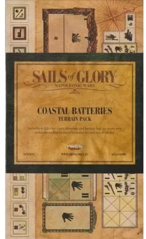 Image of Sails of Glory Coastal Batteries Terrain Pack Board Game
