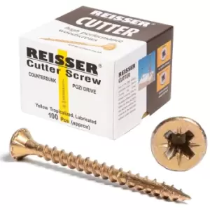 Image of Reisser - Countersunk Cutter Wood Screws - 6 x 90mm (100 Box)