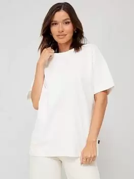 Image of Converse Loose Fit Festival Smoothie Crochet Tee, Cream Size M Women