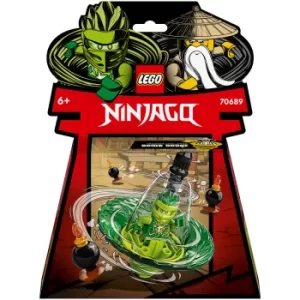 image of LEGO NINJAGO Lloyd's Spinjitzu Ninja Training Spin Toy (70689)