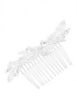 image of Jon Richard Lexie Small Leaf Pearl Comb