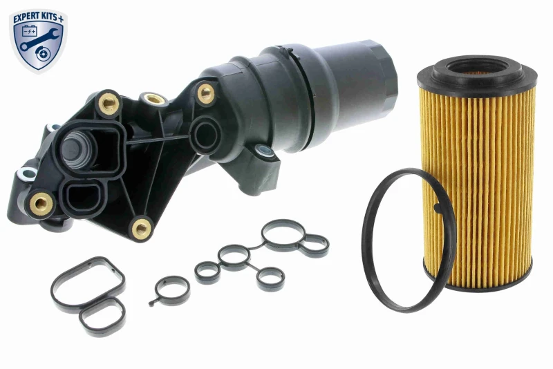 Image of VAICO V10-4983 Housing, oil filter EXPERT KITS + Housing,oil filter (590)