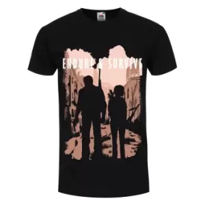 image of Grindstore Mens Endure & Survive T-Shirt (L) (Black)