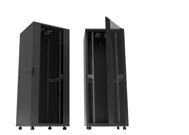 Image of LogiLink D42S66B rack cabinet 42U Freestanding rack Black