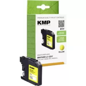 Image of KMP Ink replaced Brother LC-22UY Compatible Yellow B73Y 1536,4009