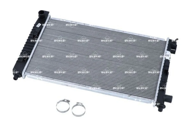 Image of NRF 54719 Engine radiator EASY FIT Brazed cooling fins, Aluminium, with mounting parts Aluminium Radiator,engine cooling (470)