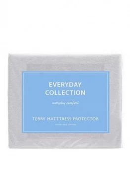 image of Everyday Collection Terry Cotton Waterproof Mattress Protector