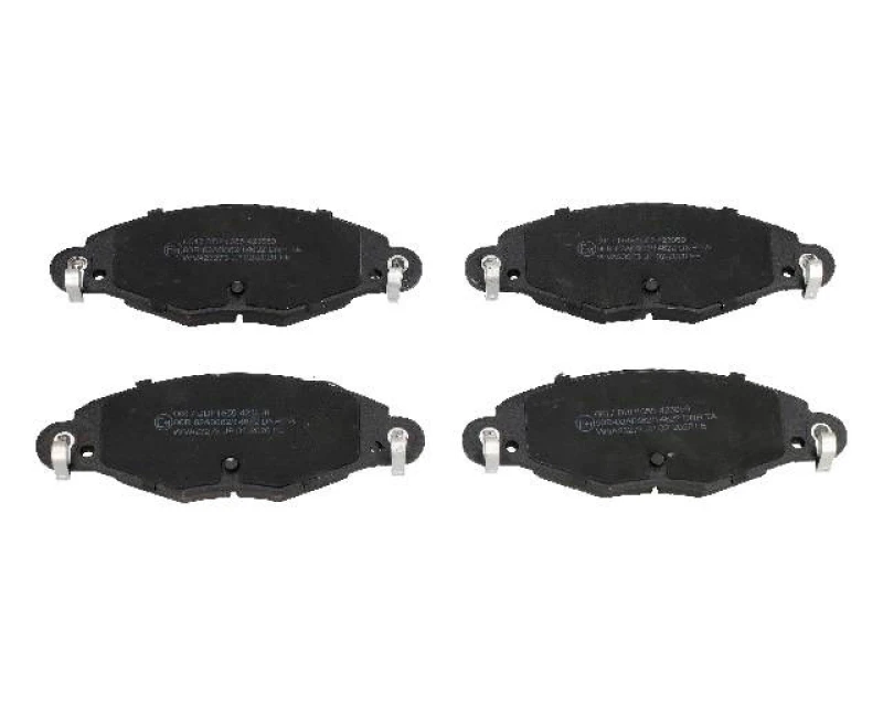 Image of ASHIKA 50-00-0617 Brake pad set Front Axle Brake Pad Set,disc brake (402)