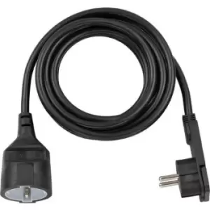 image of Brennenstuhl 1168980030 Current Cable extension Black 3.00 m