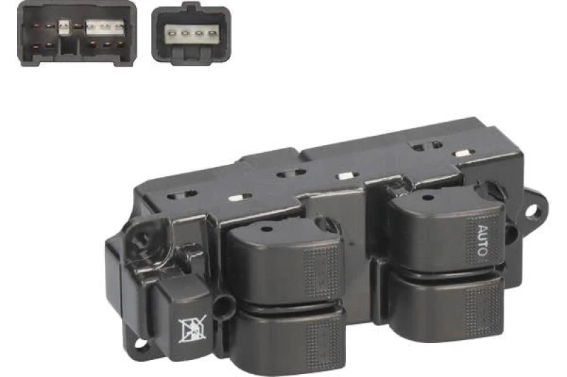 Image of Alfa e-Parts AF00523 Switch, window winder Driver side Plastic Switch,window winder (1761)