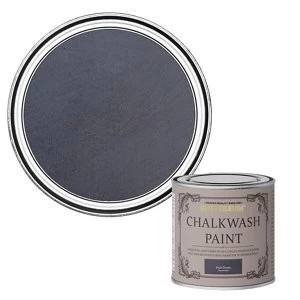 image of Rust-Oleum Chalkwash Dark denim Flat matt Emulsion Paint 125ml