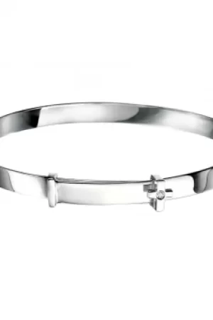 Image of D For Diamond Cross Baby Bangle JEWEL B775