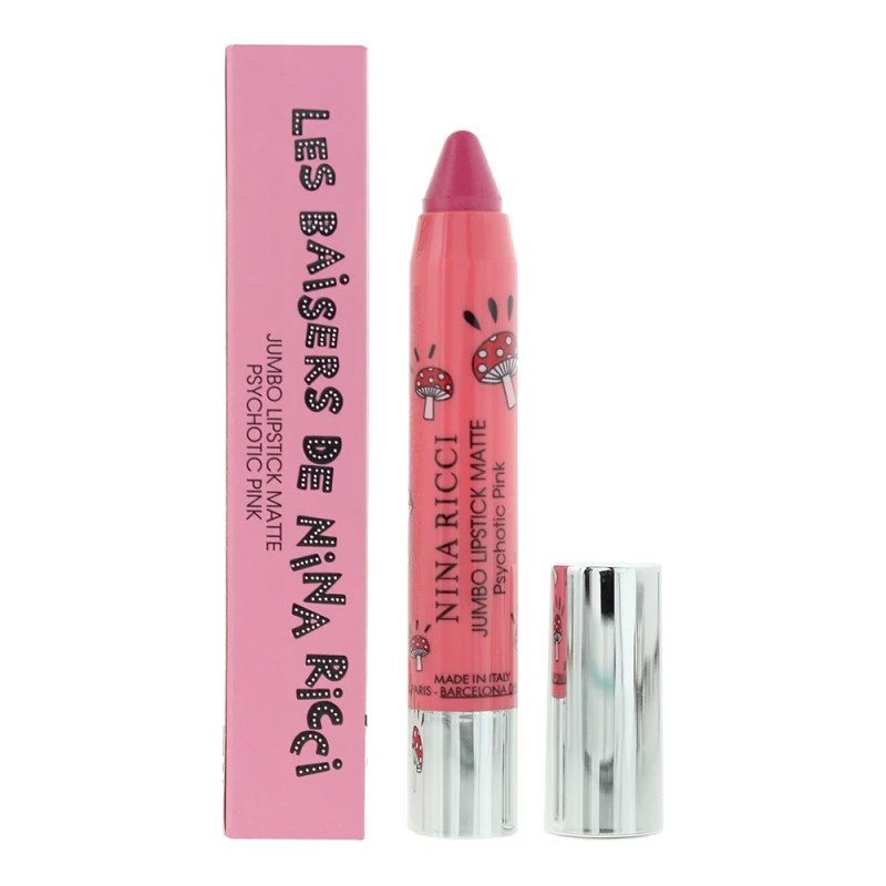 Image of Nina Ricci Jumbo Matte Psychotic Pink Lipstick 2.5g
