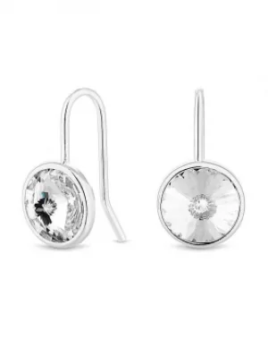 image of Simply Silver Besel Drop Earring