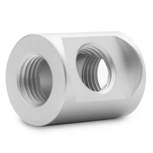 Image of EK Water Blocks EK-Quantum Torque Splitter 3F T Fitting - Satin Titanium