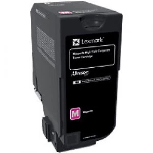 Image of Lexmark 84C2HME Magenta Laser Toner Ink Cartridge