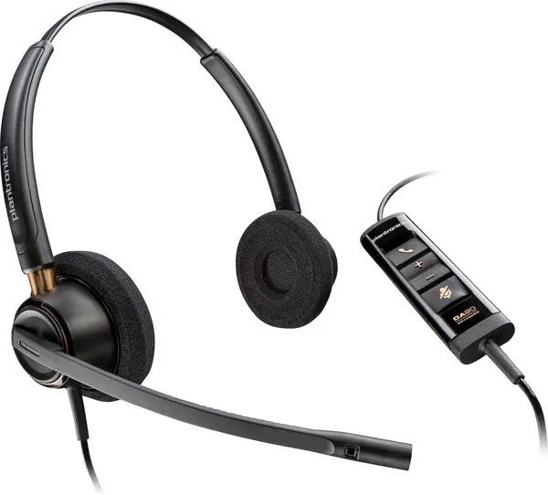 Image of POLY EncorePro 525-M Microsoft Teams Certified USB-A Stereo Headset
