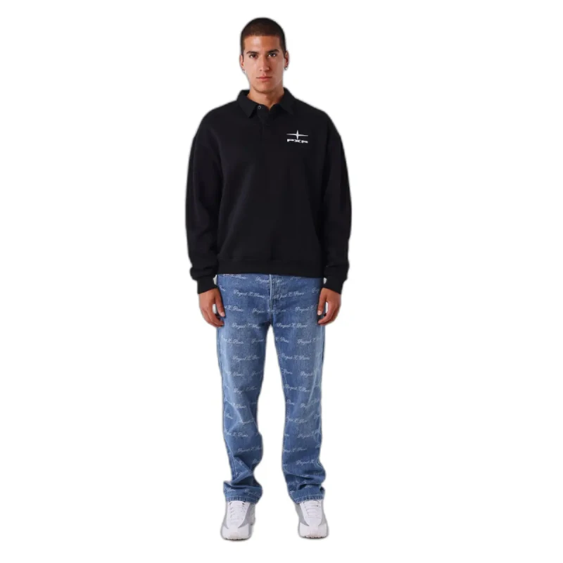 Image of Project X Paris Polo neck sweatshirt Project X Paris Essentials Noir Male M