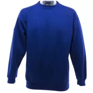 Image of UCC 50/50 Mens Heavyweight Plain Set-In Sweatshirt Top (XS) (Royal)