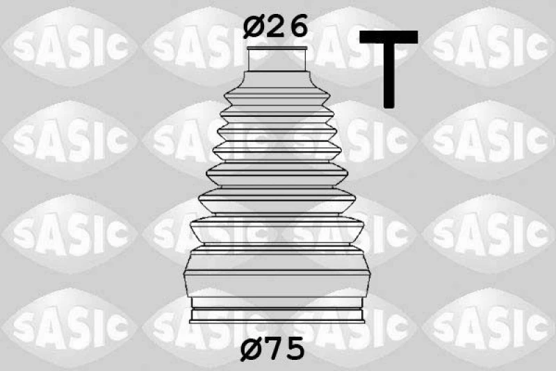 Image of CV boot kit, drive shaft SASIC 1906147
