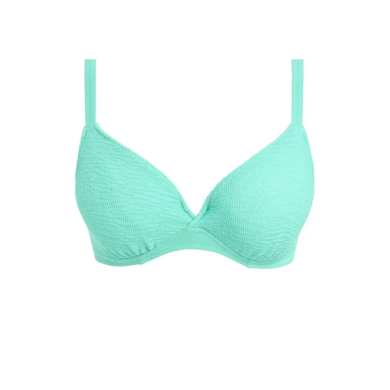 Image of Freya Womens underwired plunge bra Freya Ibiza Waves Bleu Female 80F
