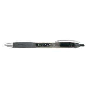 Image of Bic Atlantis Premium Retractable Gel Roller Pen Black Pack of 12