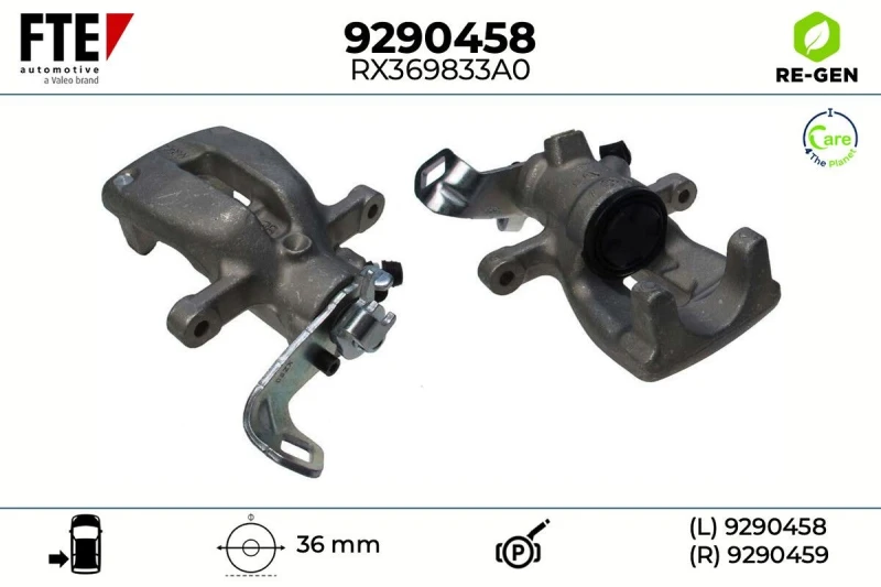 Image of Brake caliper FTE 9290458