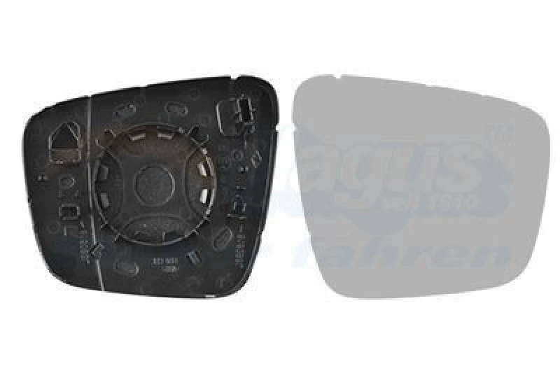 Image of VAN WEZEL Wing mirror glass VAN WEZEL 4415832
