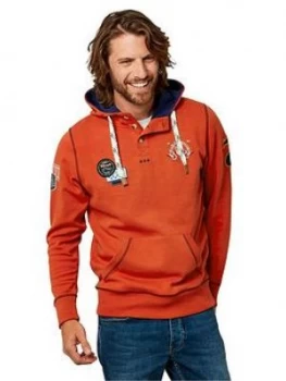 Joe Browns On The Road Hoodie - Orange, Size S, Men