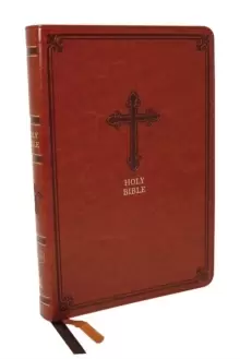 Image of KJV, Thinline Bible, Leathersoft, Brown, Red Letter, Comfort Print : Holy Bible, King James Version