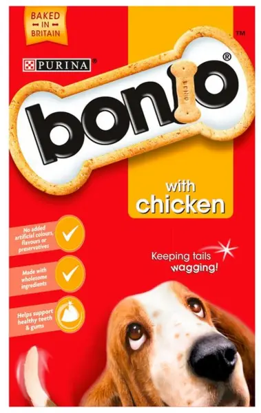 image of Purina Bonio Chicken Dog Biscuits 650g