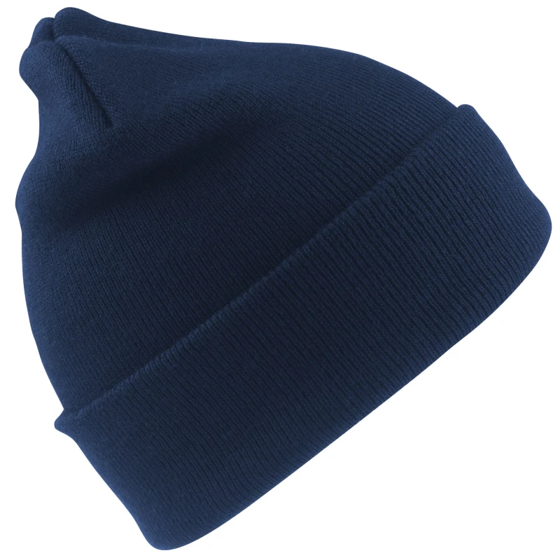 Image of Result Result Men Wooly Heavyweight Knit Thermal Winter Ski Hat in Navy Navy One Size Male 5055747565966
