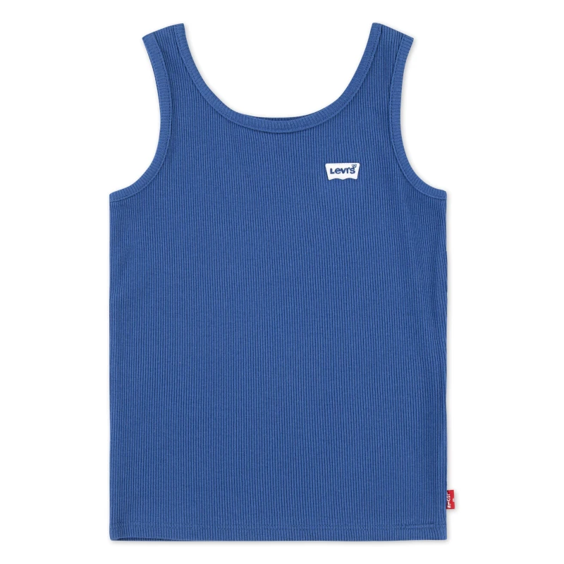 Image of Levis Teenager Meet And Greet Ribbed Tank Top - Girl's - 14A - Blue
