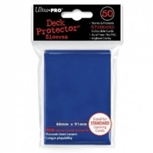 image of Ultra Pro 50 Deck Protector Solid Blue Case of 12