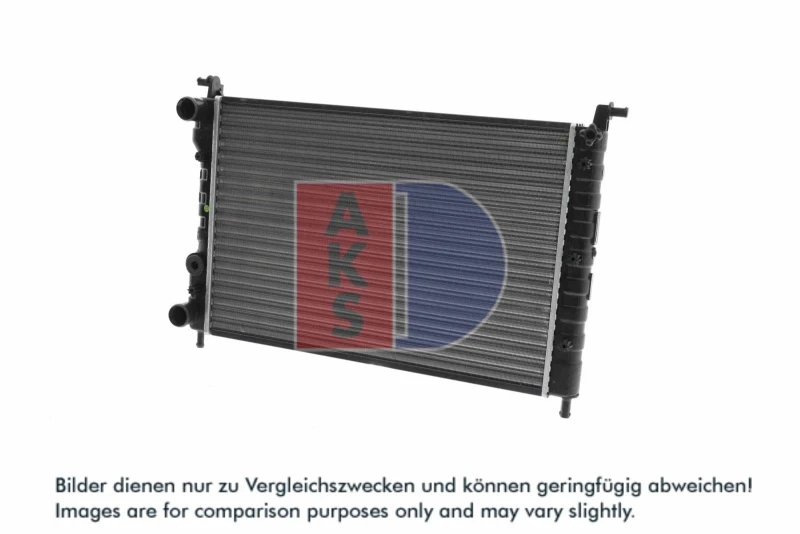 Image of AKS DASIS 081560N Engine radiator Aluminium, Mechanically jointed cooling fins Radiator,engine cooling (470)