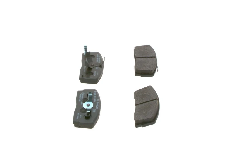Image of Bosch 0 986 493 390 Brake pad set with integrated wear sensor, with piston clip Low-Metallic Brake Pad Set,disc brake (402)