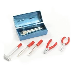 Image of Fastrax Scale Painted Tool Box & 6 Tools
