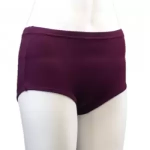 Image of Carta Sport Womens/Ladies Gym Knickers (26 UK) (Maroon)